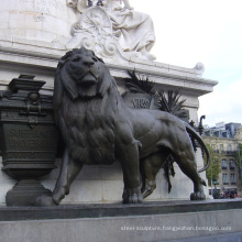 Garden decor life size bronze small lion sculpture